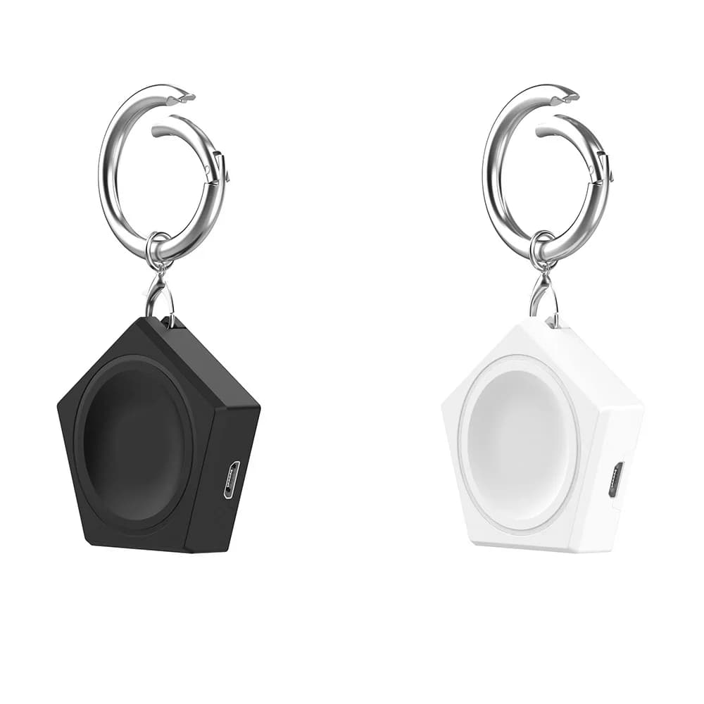 Mini caricabatterie per Samsung Galaxy Watch 8/3/4/5 6/7 Adattatore Micro Type-C Dock di ricarica da viaggio Active/Ultra 2 Portachiavi portatile