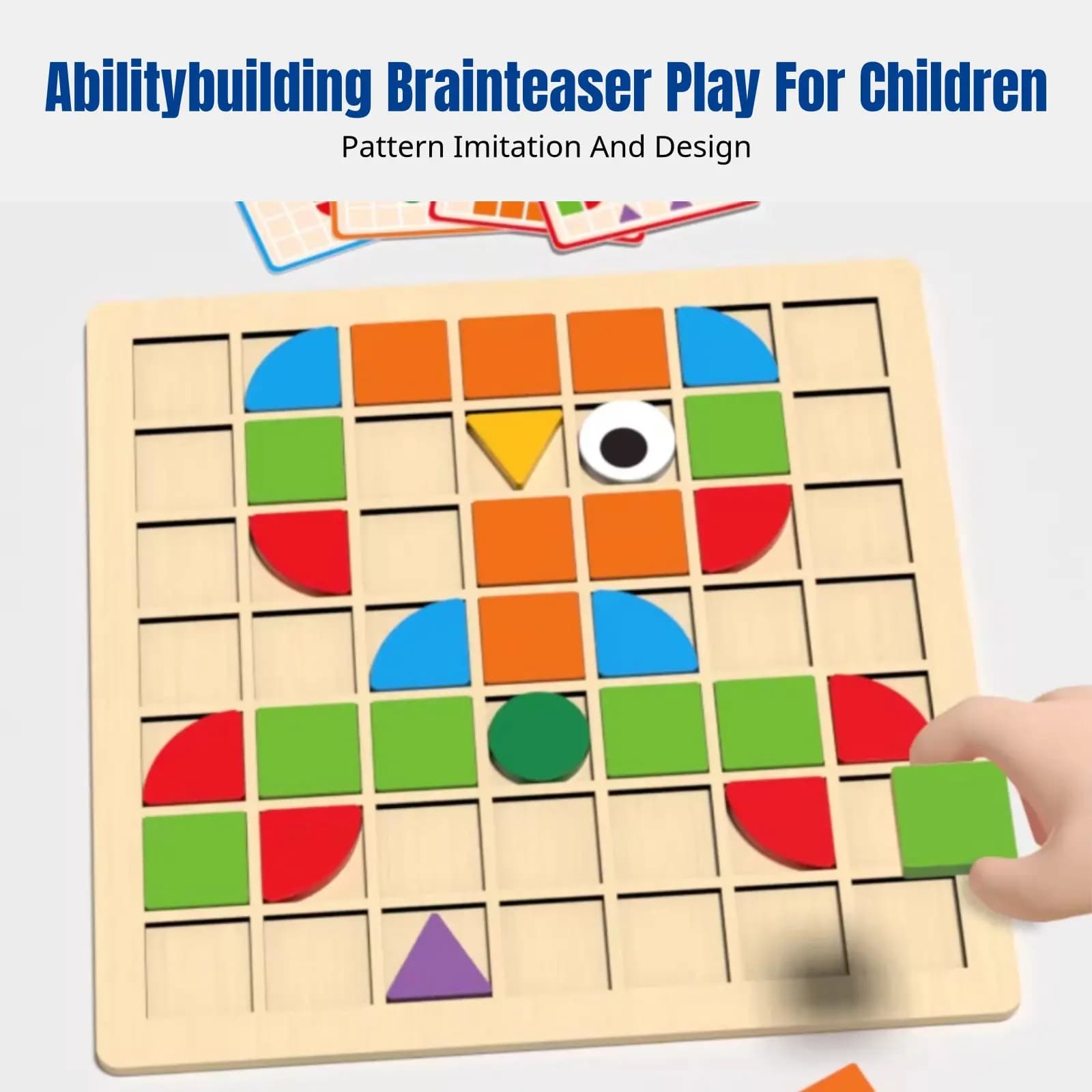 Blocchi di gioco per l'assemblaggio di tessellazioni 3D, gioco da tavolo per bambini, educazione precoce, allenamento della concentrazione, costruzione creativa