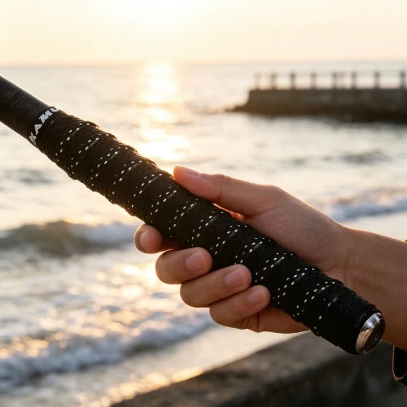 2M Keel Fishing Rod Overgrip Thickened Sweat Absorbing Handle Wrap Anti-slip Fishing Rod Binding Tape Tackle Accessories
