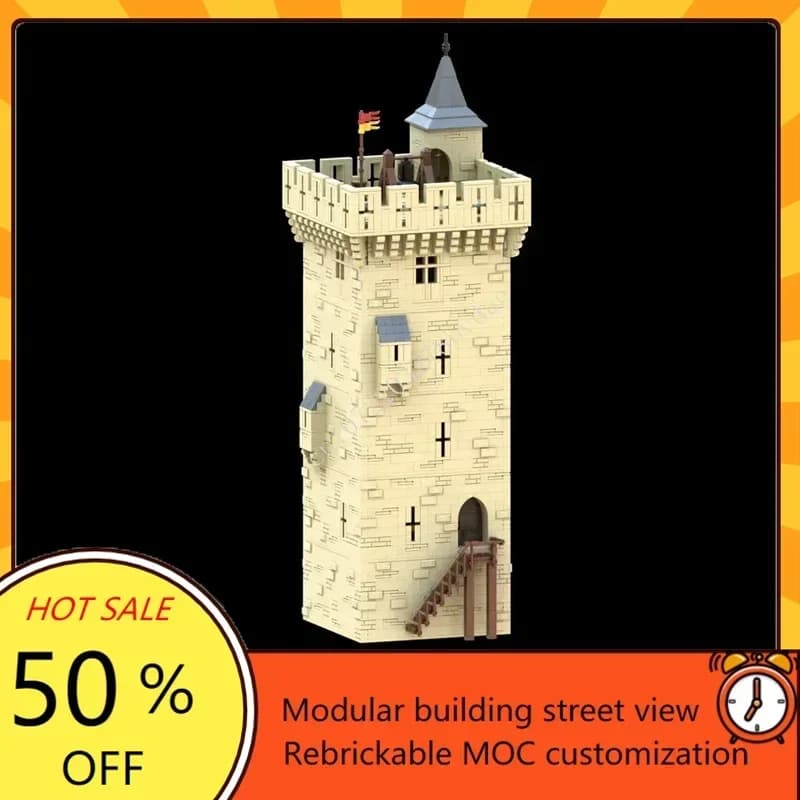 6211PCS Outpost in Provence MOC Creative street view Model Custom Puzzles Architecture DIY Education Assembly Model Toys Gifts