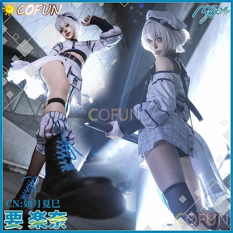 Raana Kaname Costume Cosplay Halloween Donna BanG Sogno!MyGO!!!!! Abito LiveHose Lolita Gonna bianca Uniforme Abito sexy carino