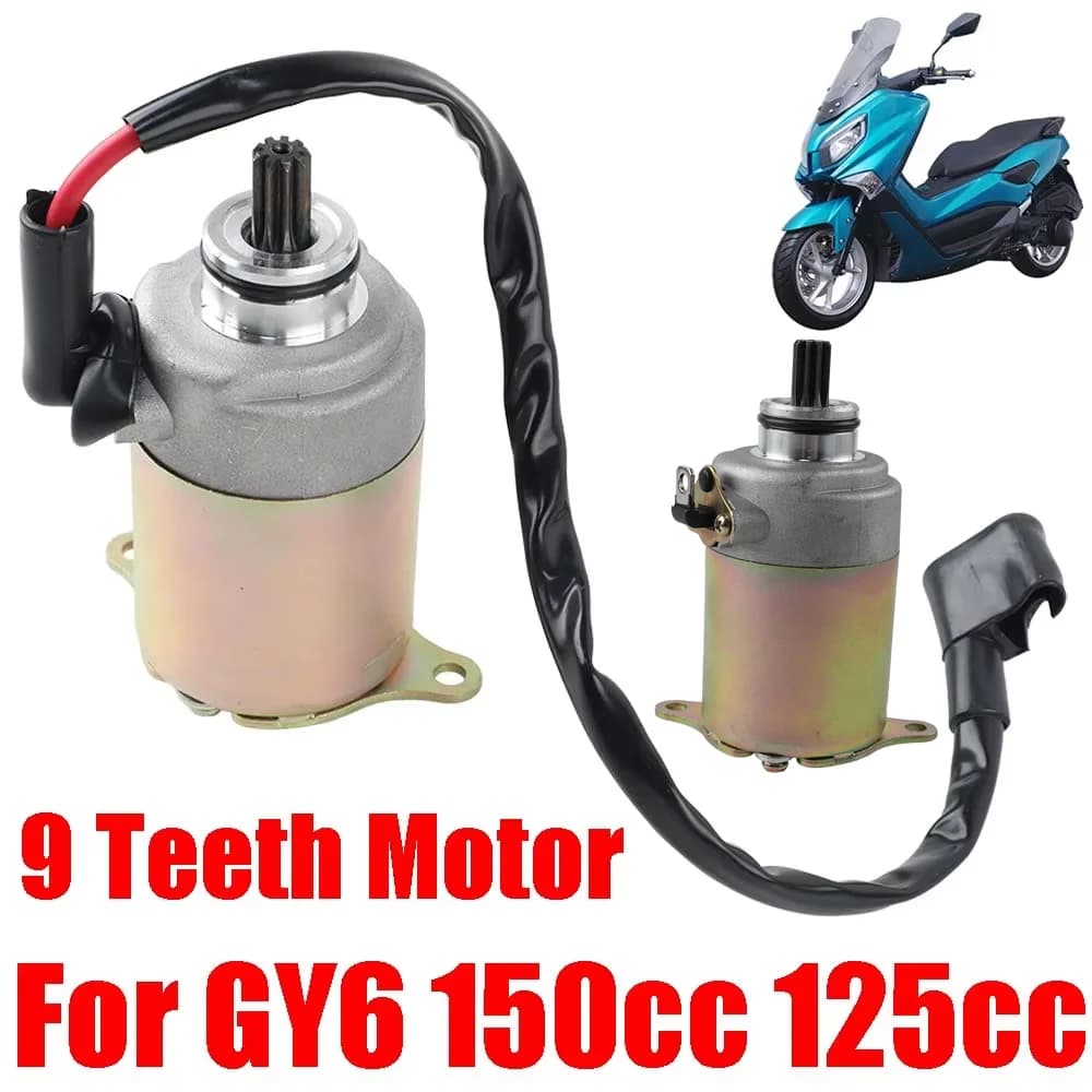 Moto Motorino di Avviamento 9 Denti Gear Moto Per GY6 150cc 125cc 152QMI 157QMJ Cinese SUNL TAO TAO Scooter ATV Ciclomotore Go-Cart
