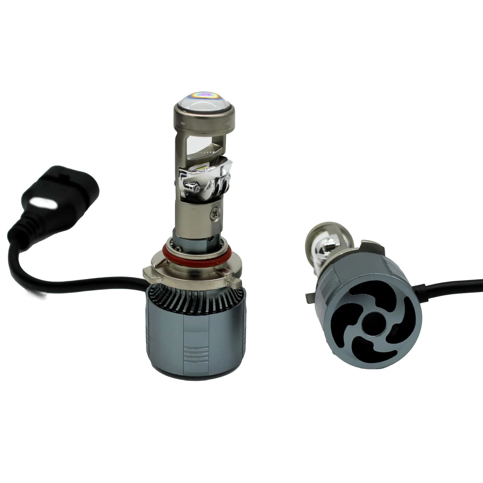 Mini Proiettore HB4 9006 HB3 9005 Kit Fari LED 160W Abbaglianti e Anabbaglianti Super Luminosi al 500% Lampadine Bianche 6500K
