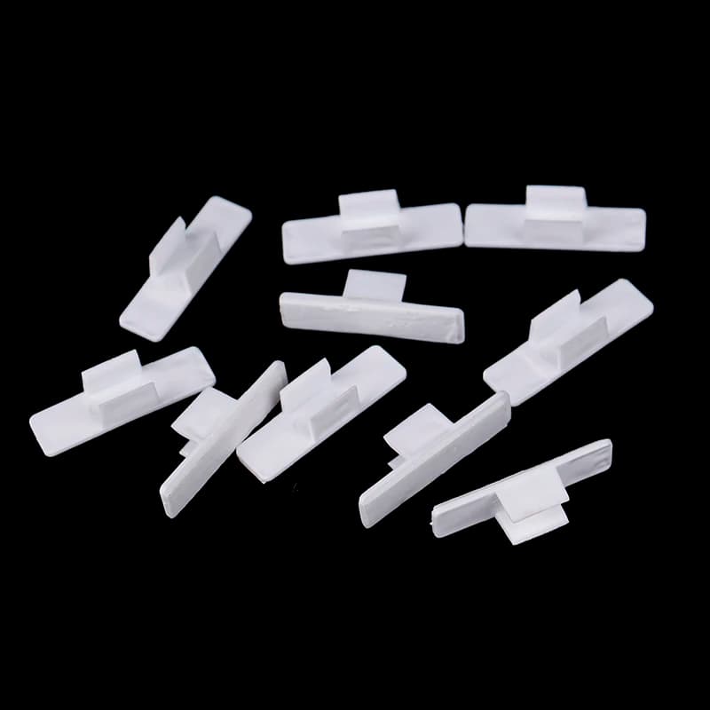 New Selfadhesive Pen Holder Pencil Clip Holder Desktop Fixed Pen Case 10pcs