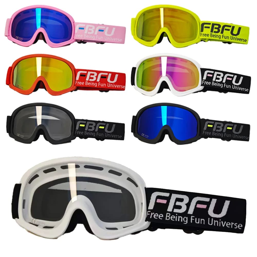 Adult Versatile Ski Protective Goggles Flexible Frame Wind Sand Proof Eyewear For Skiing Motorcycle ATV Riding
