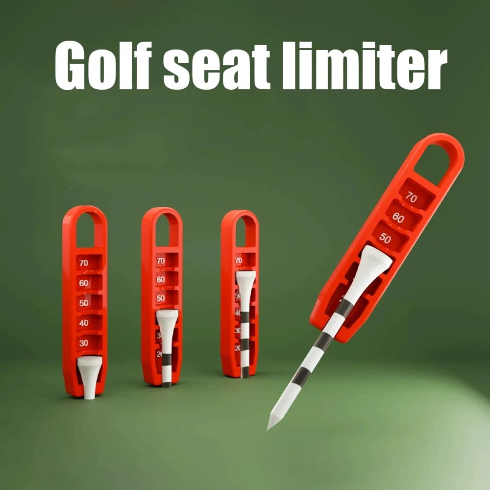 Dispositivo di limitazione del sedile da golf Ornamento creativo per la stampa 3D Forniture per limitazione TEE da golf Comode forniture da golf