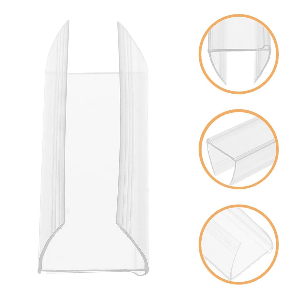 Portaetichette multiuso da 20 pezzi, robusto portaetichette in PVC resistente all'usura, portaetichette compatto, facile da installare, espositore per prezzi