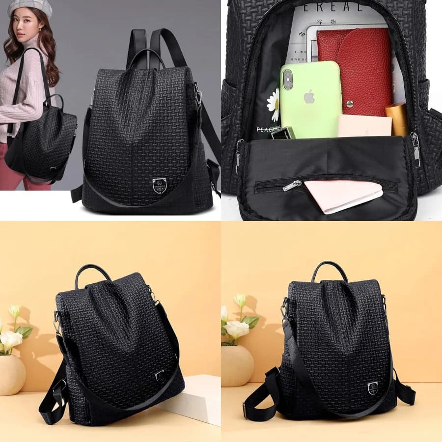 uovoNew style】 Distribution of European and American retro soft leather backpacks for women, springs and summer, new and fashionable.