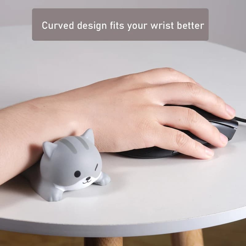 Nuovo Carino Supporto per Polso Ergonomico per Mousepad Computer Laptop, Poggiabraccio da Scrivania, Giocattoli Squishy Kawaii a Lenta Risalita