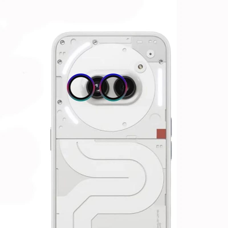 1 Set Lens Protective Film for Nothing Phone 2A 5G Metal Ring Camera Protectors for Nothing Phone 2a Lens Glass