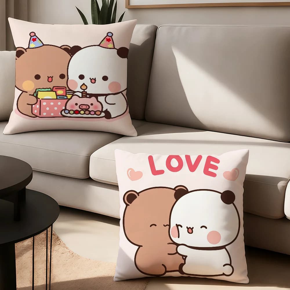 Cartoon Bubu Dudu cute Pillow Case Office Cushions Suitable For Sofa Car Bedroom Decorative Cushion Cover