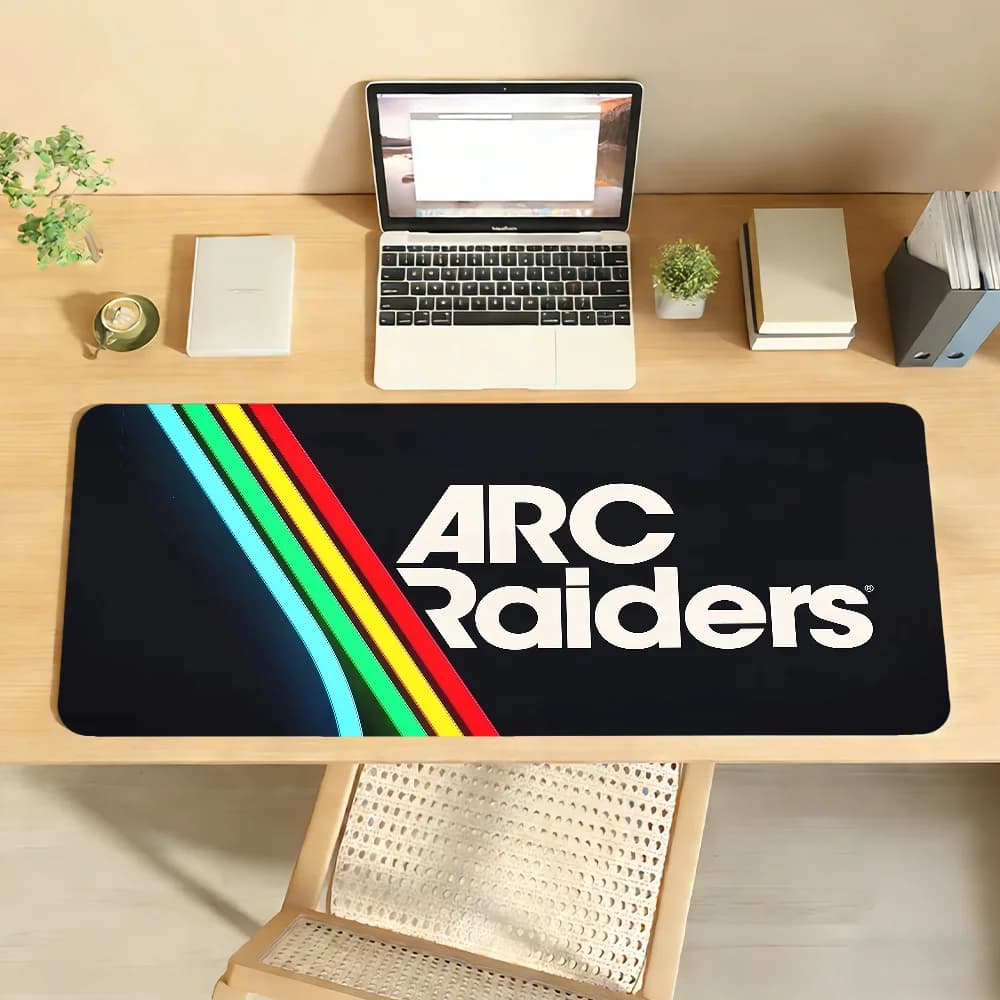 Tappetino per mouse Game A-Arc R-Raiders, antiscivolo, con bordo bloccabile, per PC, laptop, accessori per ufficio, tastiera in gomma, tappeto da gioco grande