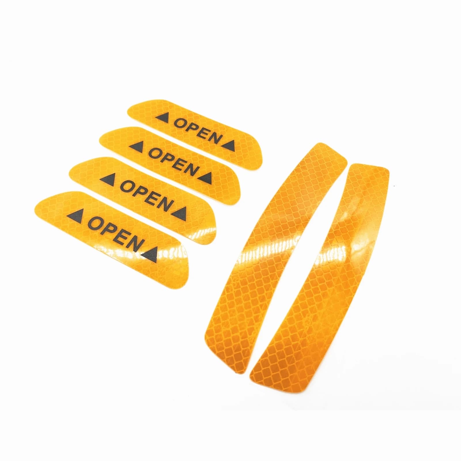 Reflective adhesive coating for open wheel eyebrow for car door for all car models