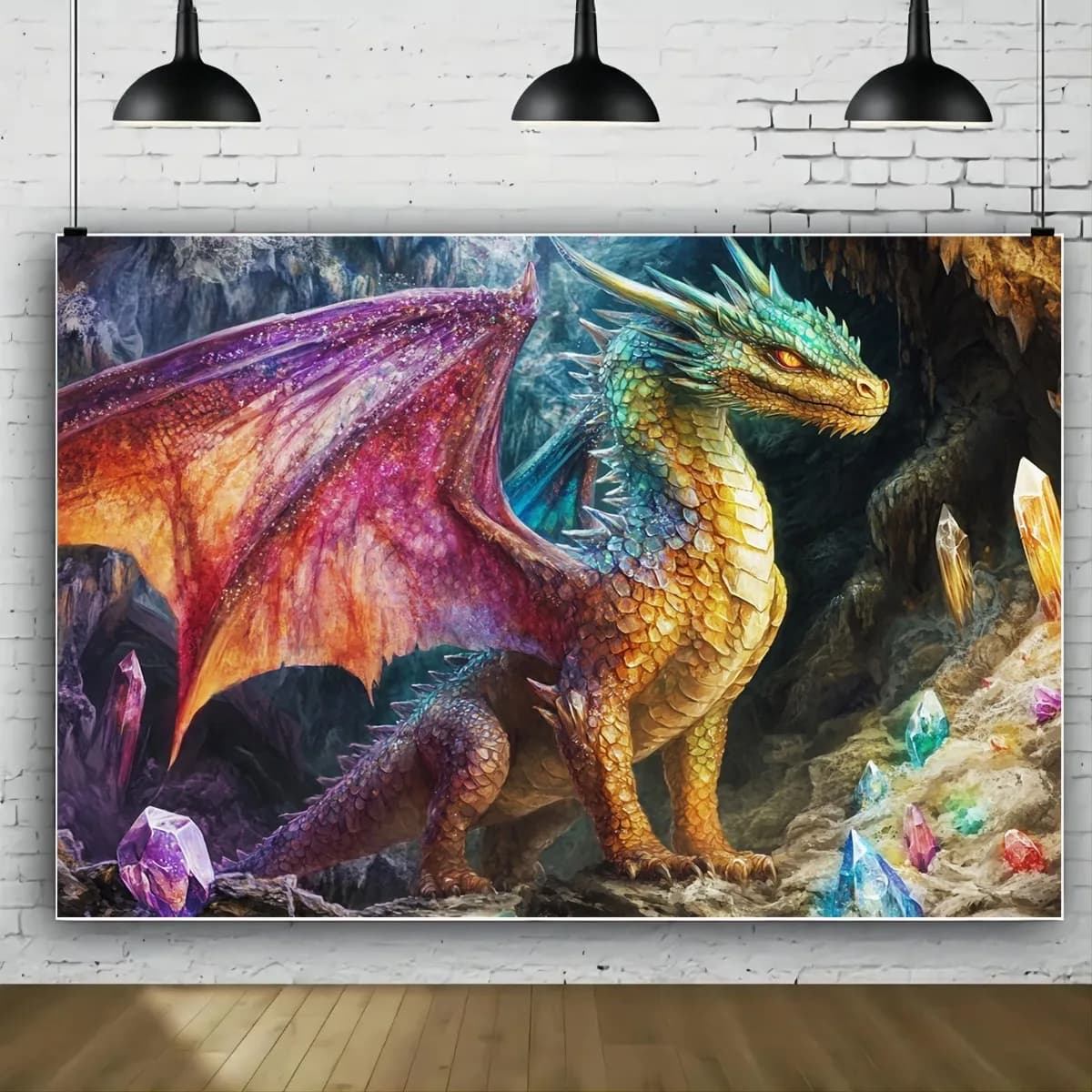 High Quality Fantasy Dragon Tapestry Wall Hanging Mural Room Decor Art Print Epic Mythological Gaming Man Cave 180x280cm