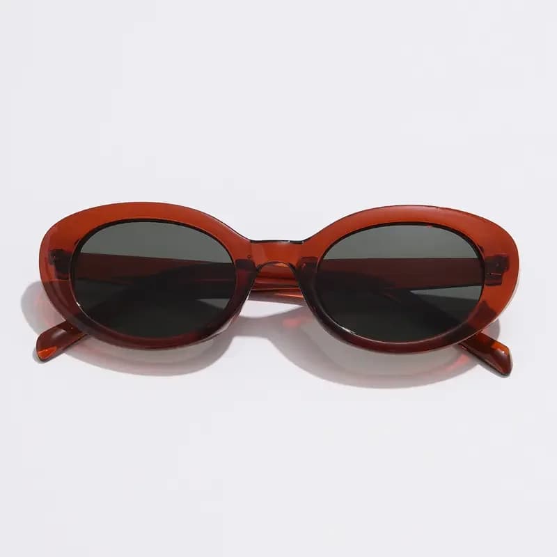 Protective Glasses Retro Oval Sunglasses Women Men Brand Designer Sun Glasses FemaleMulti Color Frame Lens Eyewear Driving UV400