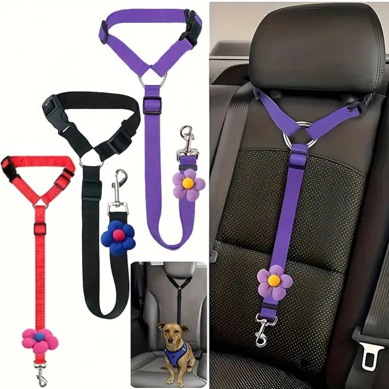 Cintura di sicurezza per cani per veicoli, guinzaglio di sicurezza per animali domestici per auto, cintura di sicurezza per cani, regalo di Natale