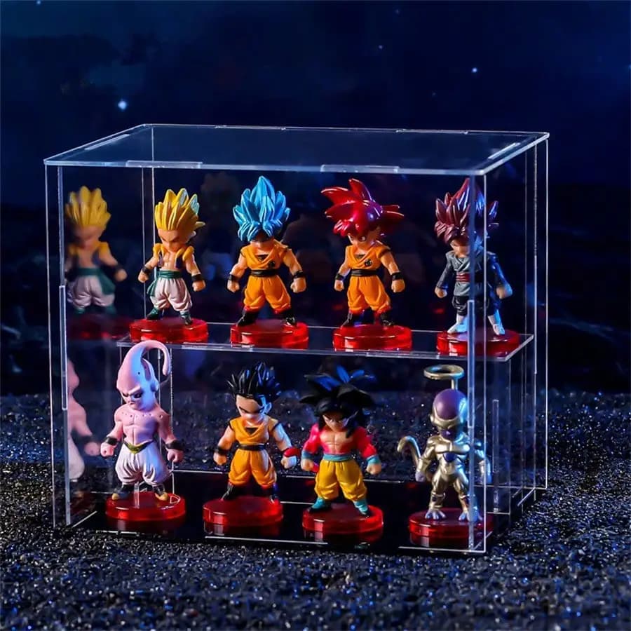 Set di 8 Pezzi Action Figure in PVC di Dragon Ball Super Saiyan Goku Vegeta Broglie 2a Generazione, Modellini da Collezione, Giocattoli Regalo