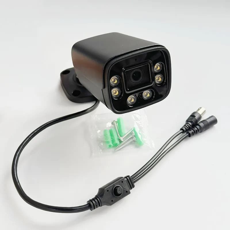 Telecamera Bullet AHD 5MP, Telecamera di Sicurezza Analogica BNC 1080P per Esterni con Visione Notturna a Colori per Videosorveglianza