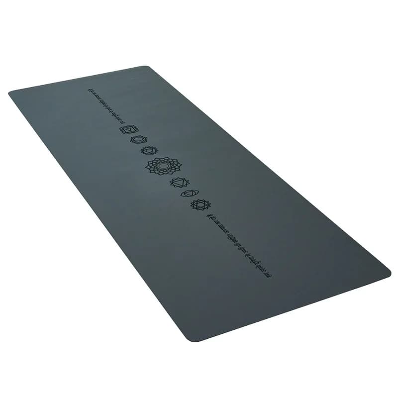 Luxury thickened Yoga Mat Ball Mat for Soft Home Fitness Mat for Suede Exercises with Natural Rubber Non-slip Logo