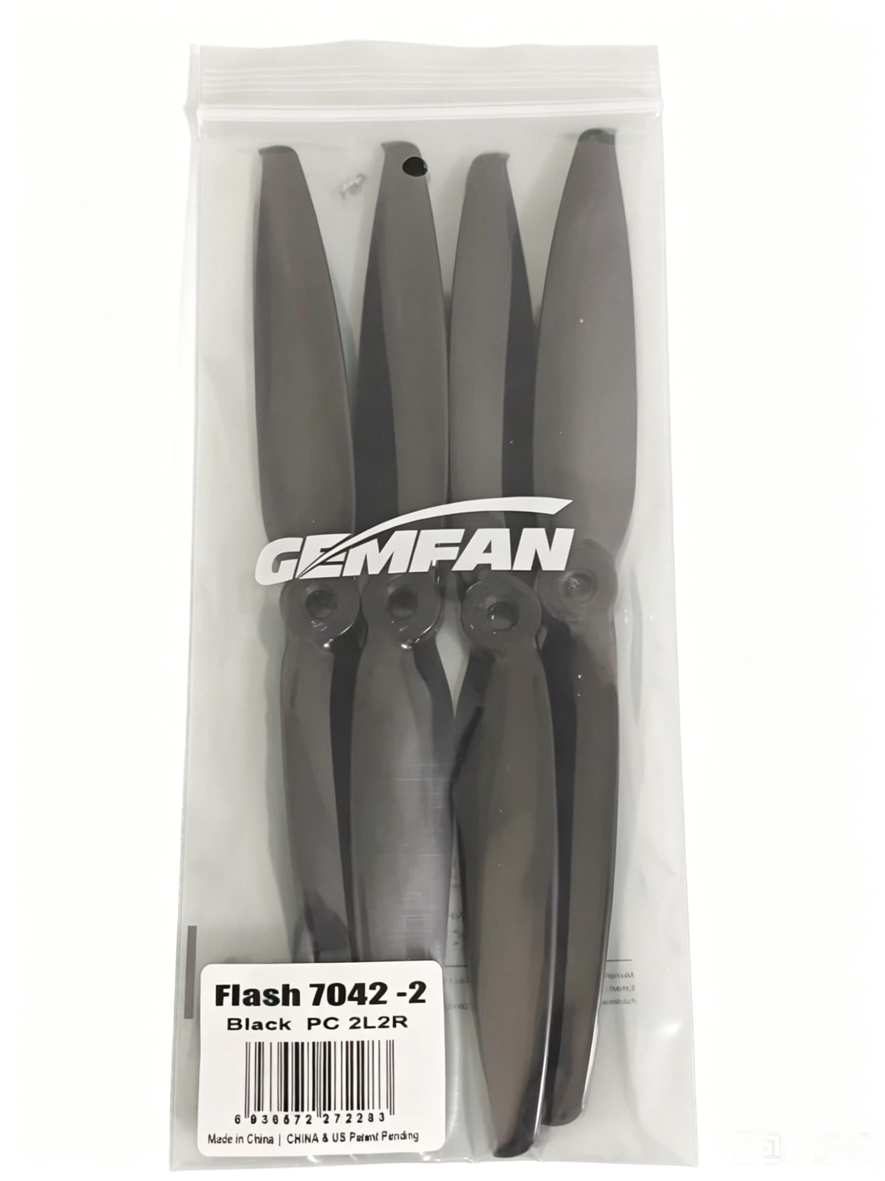 Elica Gemfan Flash 7042 da 7 pollici a 2 pale in PC con foro da 5 mm, coppia CW CCW per droni FPV a lungo raggio LR6 L67