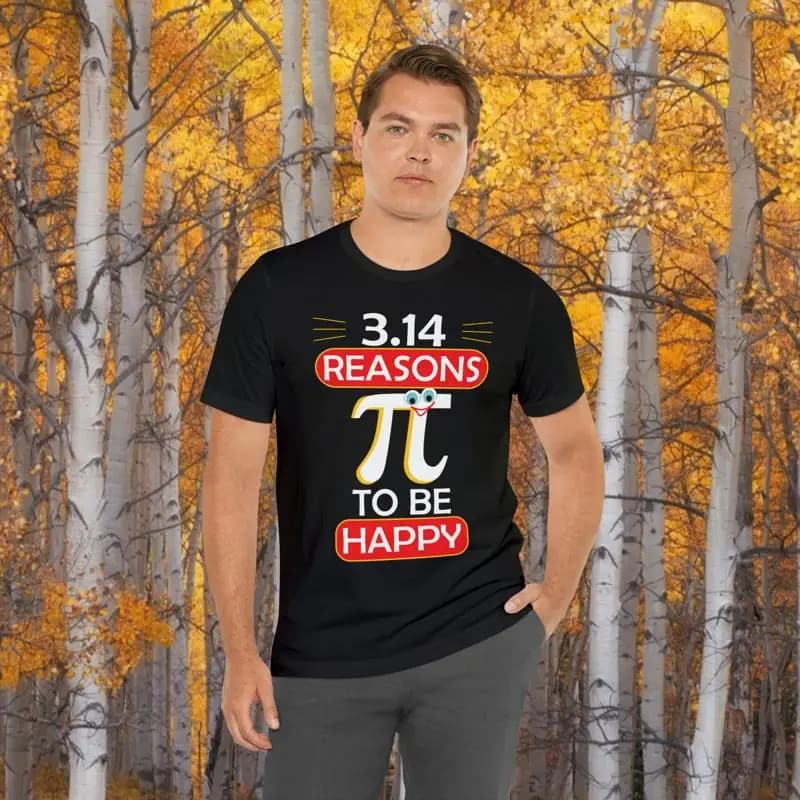 Maglietta Pi Day 3 14 motivi per essere felici Simbolo divertente Matematica per Geek