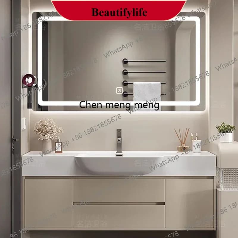 D132 Specchio per WC Armadietto da bagno Cassettiere Accessori Display Armadio europeo unico e sicuro Mobili per hotel Archivadores vintage