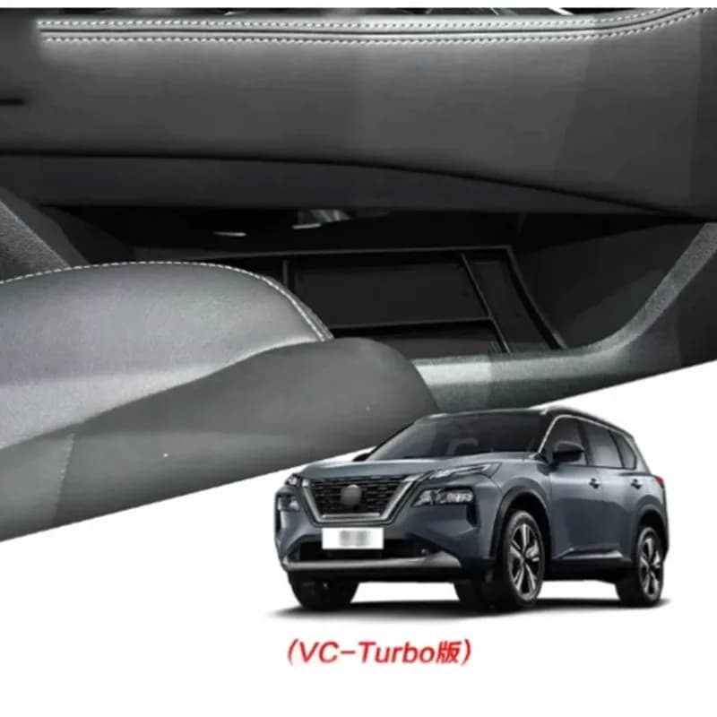 Organizzatore per Vano Inferiore del Bracciolo Centrale in ABS Nero per Nissan Rogue X-Trail 21-23, Accessori Interni per Auto