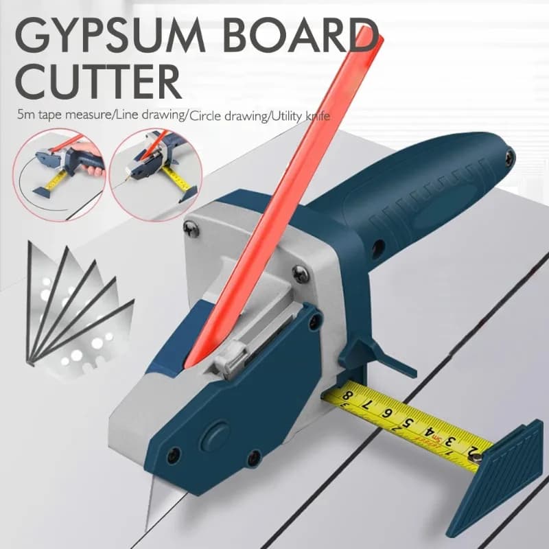 Tool Cutting Manual Cartongesso, Taglierina per Pannelli in Gesso con Nastro, Tool for Cutting Wood
