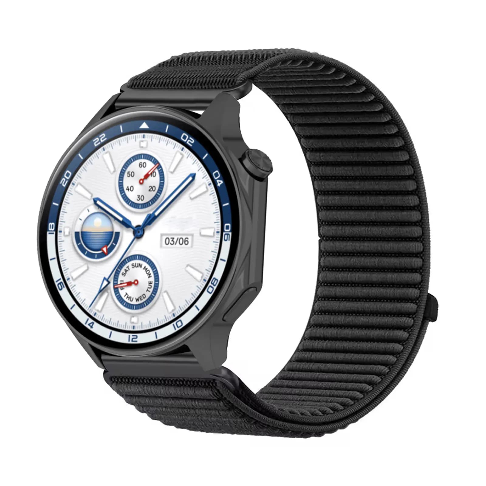 Cinturini in nylon per cinturino OnePlus Watch 3/2/2R, cinturino in nylon elastico con velcro morbido