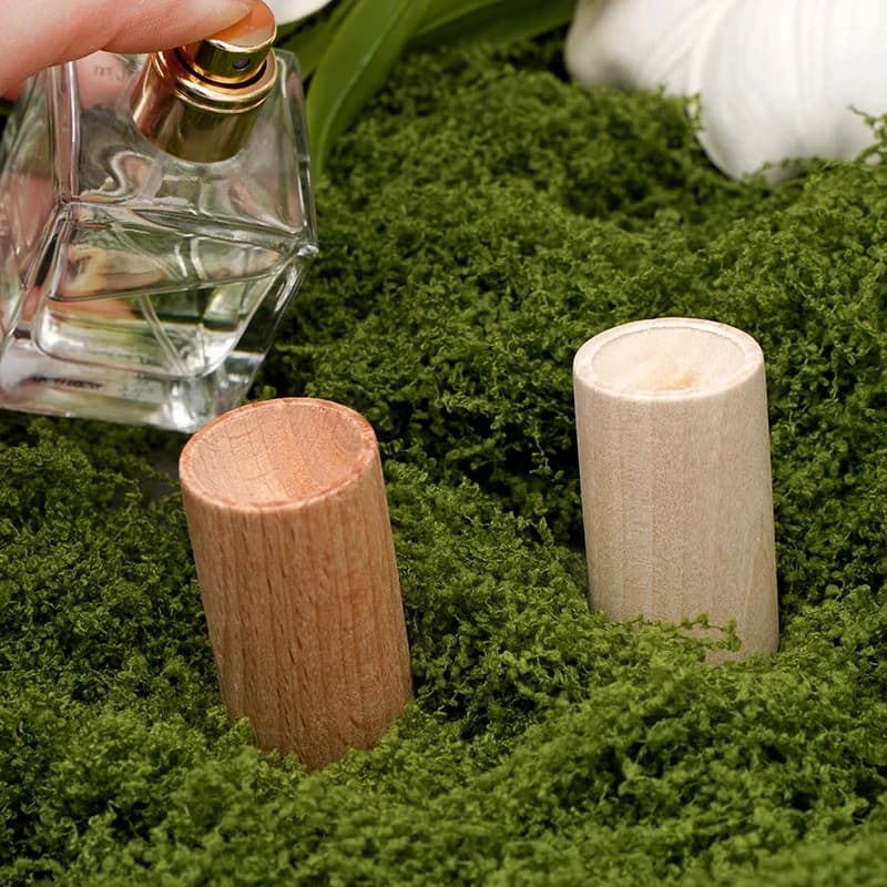 1-3 pz 4.5x2.5 cm Cilindro Diffuso Legno Aroma Fragranza Olio Essenziale di Legno Diffusore di Aromaterapia per la Decorazione Dell'automobile Complementi Arredo Casa