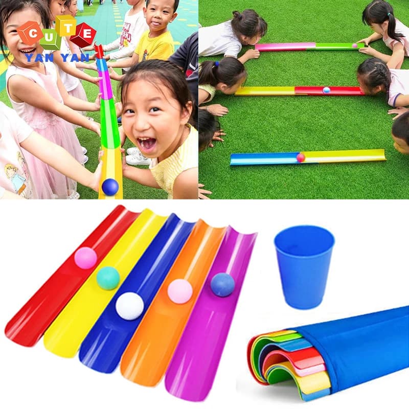 Bambini giocattoli all'aperto Pipeline Challenge giochi adulti Team Building attività bambini integrazione sensoriale formazione giocattolo palla sport
