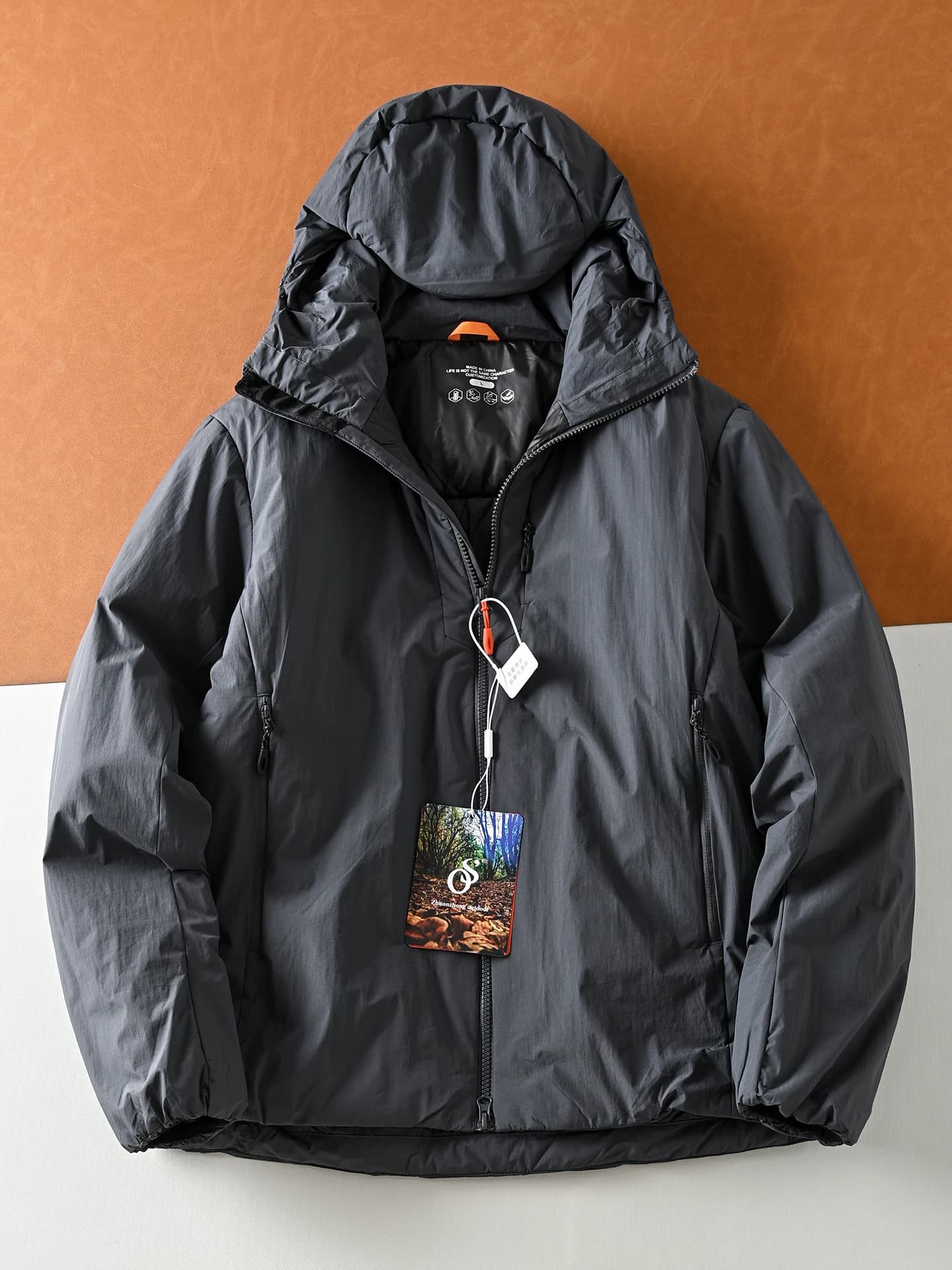 Giacca Invernale da Uomo per Esterni, Cappotto Caldo Imbottito in Cotone con Cappuccio, Leggero, Antivento, Stile Urbano alla Moda, Manica Lunga