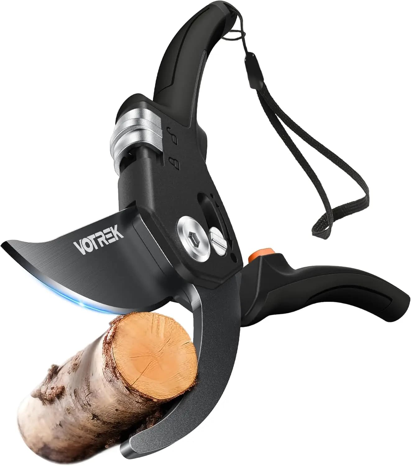 Forbici da Potatura 8.5 Pollici per Giardinaggio, Cesoie Professionali, Lame in Acciaio SK5 per Tutte le Dimensioni della Mano, Nero Classico