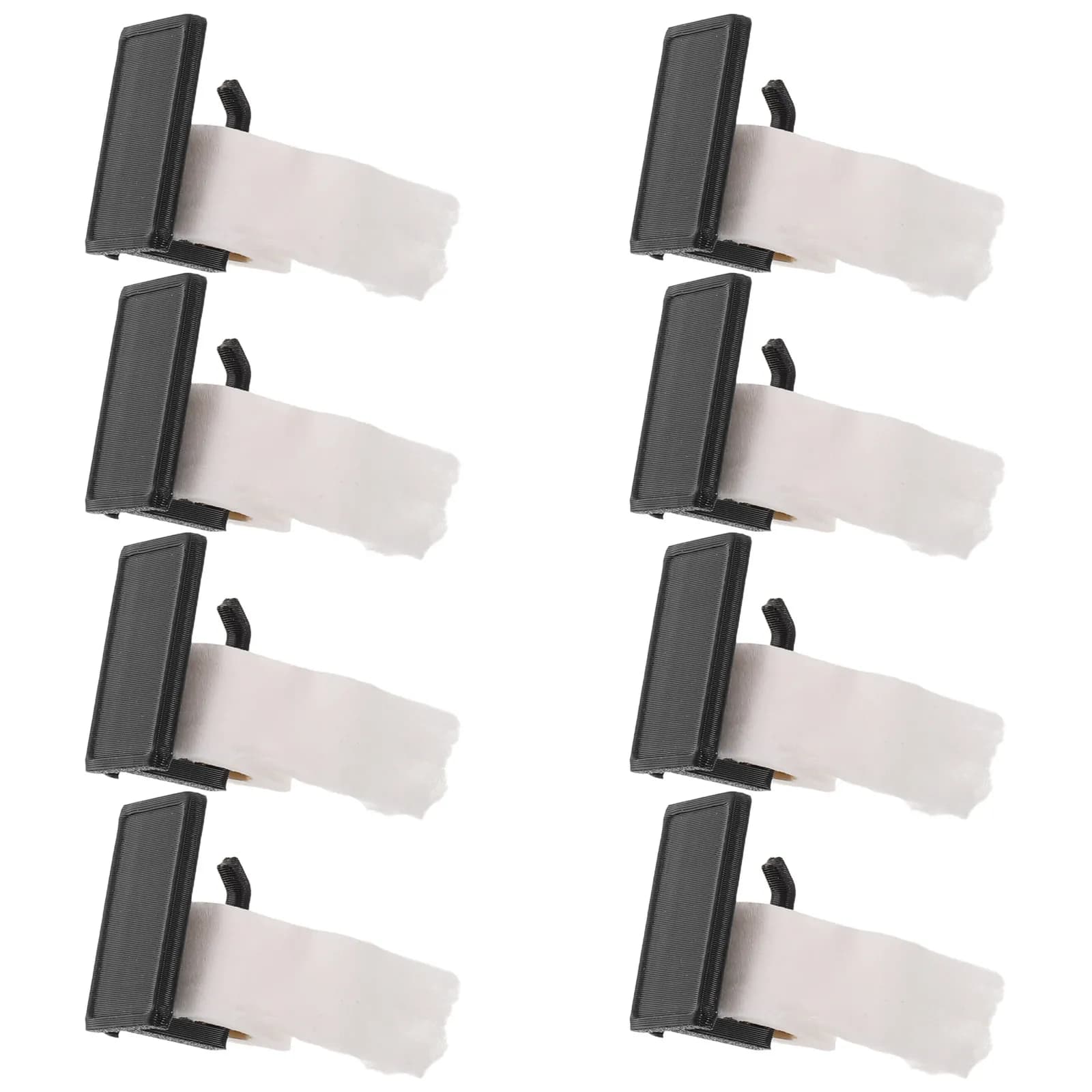 8 Set di Portarotoli Miniatura Realistici in Scala 1:12, Accessorio Bagno in Miniatura, Dispenser per Rotoli di Carta Igienica per Casa delle Bambole