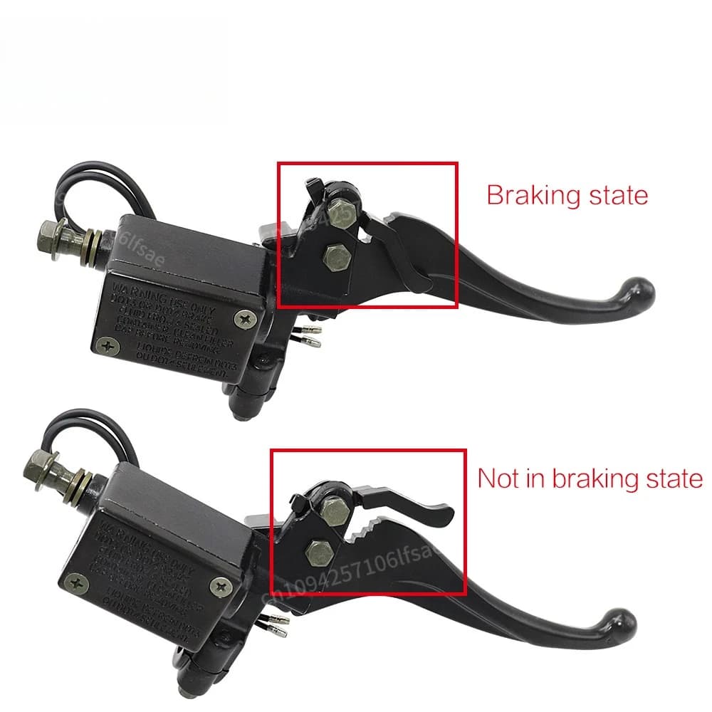 Cilindro leva freno anteriore Pompa idraulica Moto Scooter universale Frizione Maniglia bici sporca Accessori Quattro ciclomotori
