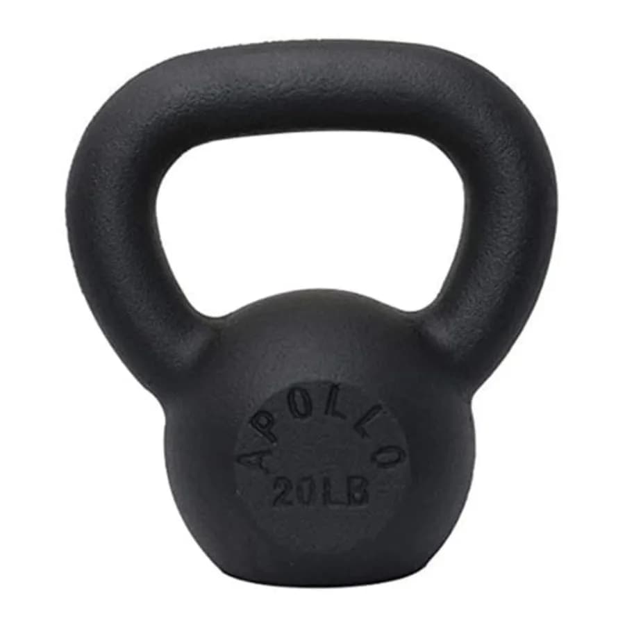 Kettlebells in solid cast iron 20 pounds, ideal for strength training, build muscles
