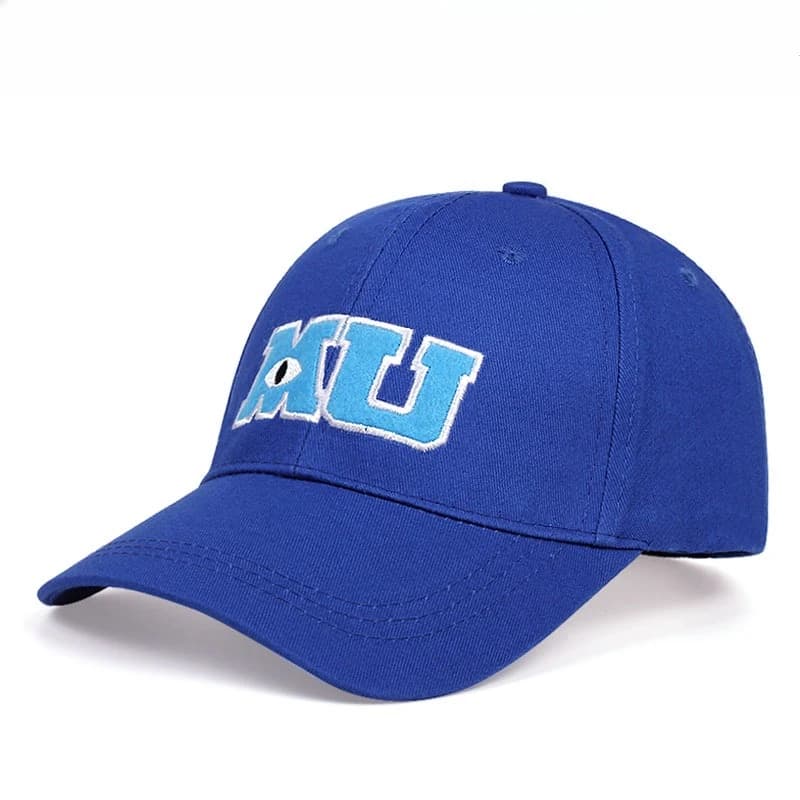 Berretto da baseball comico MU Cappello snapback con ricamo in cotone per uomo Donna Cappelli sportivi di moda unisex Monster University Big Eye Cartoon
