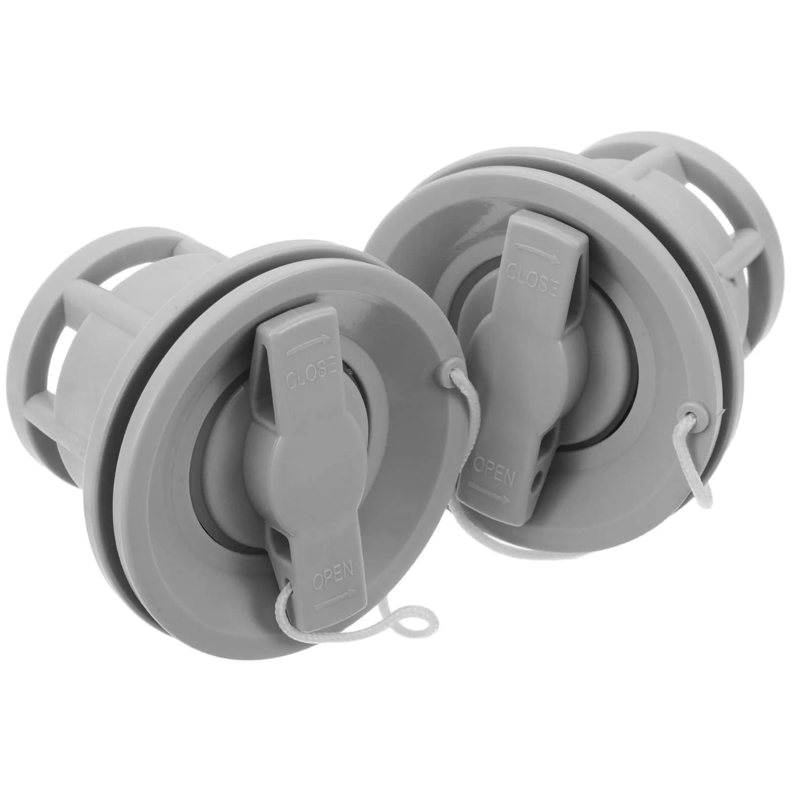 2 Set di Tappi per Valvole Gonfiabili con Doppia Guarnizione e Design a Sei Fori per Kayak, Paddle Board, Canoa, Dinghy, Zattera e Accessori per Barche
