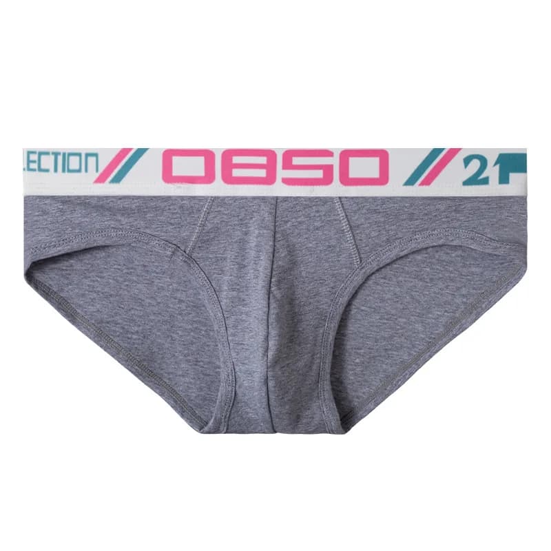 0850 Semplice, biancheria intima da uomo, slip in cotone, mutande traspiranti da uomo, mutande, pantaloncini a vita bassa, testa marea BS3107