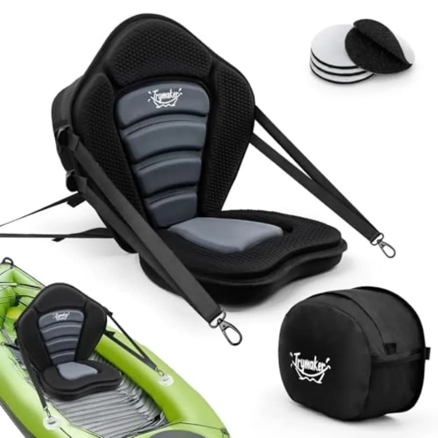 Sedili per Kayak con Supporto per la Schiena, Universali per Paddleboard Gonfiabili, SUP e Canoe