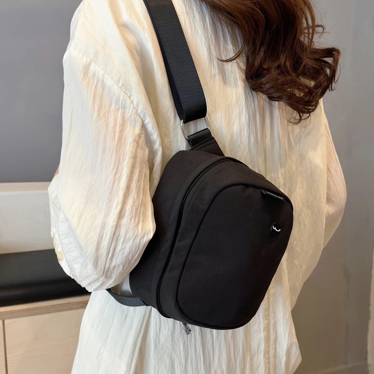 Borsa piccola Mini borsa diagonale monospalla leggera multiscomparto Borsa carina per cellulare Borsa a tracolla piccola per tutti gli abbinamenti