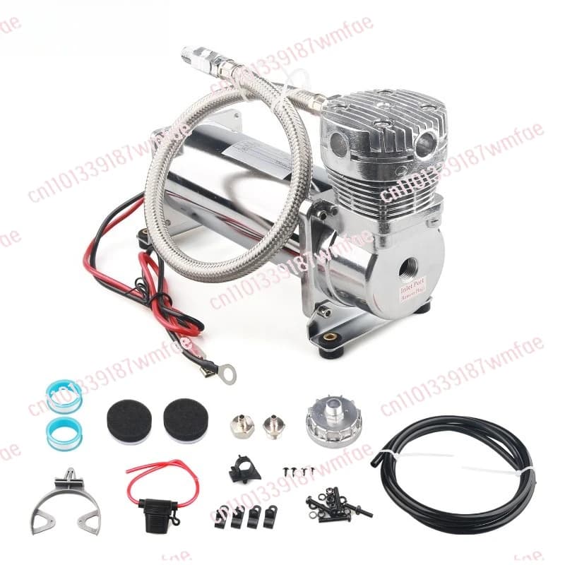 Modifica auto Sospensione pneumatica Sospensione Pompa ad aria 12V Compressore d'aria Pompa di gonfiaggio pneumatici per auto 1/4NPT