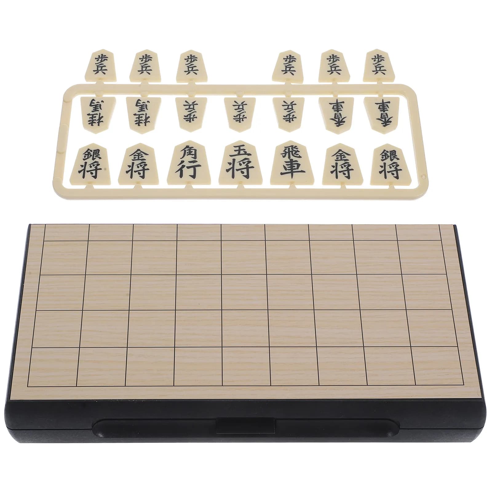 1Pcs Folding Magnetic Japanese Chess Board Game Premium Portable Travel Set for Adults Home Office School Picnic