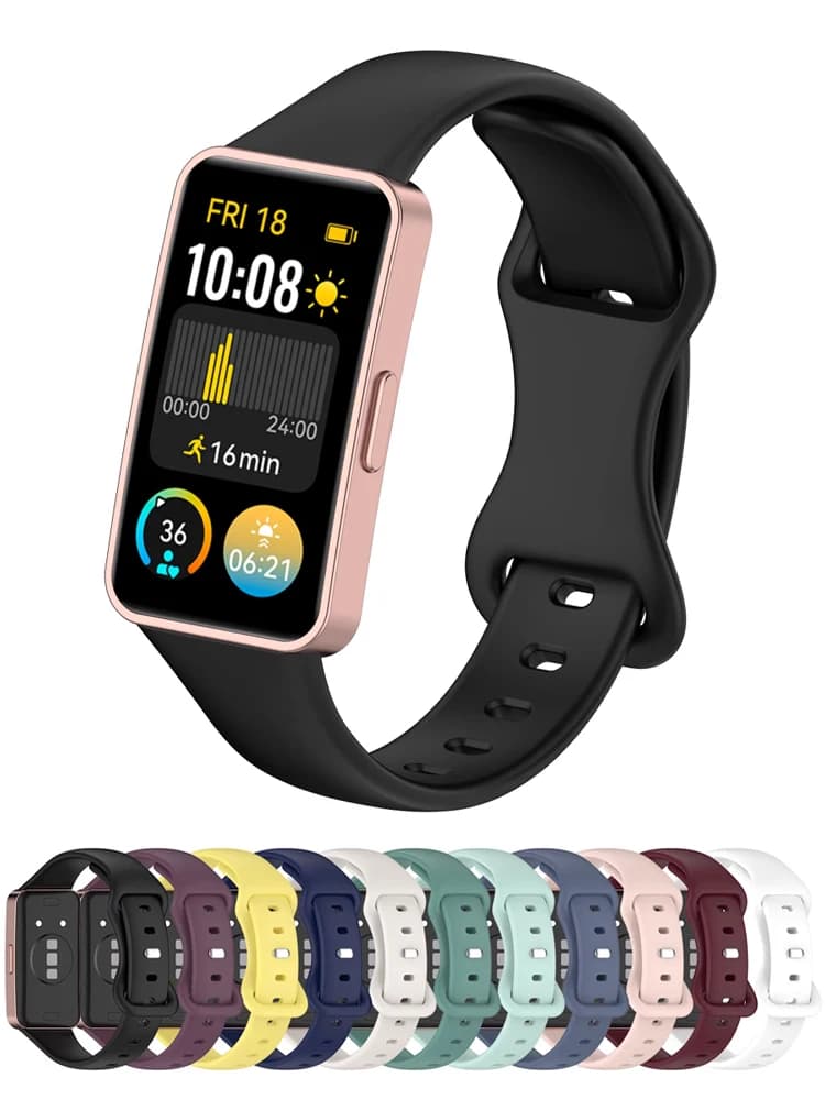 Cinturini per orologi in silicone per Huawei Band 10/9/8/NFC Accessori Cintura di ricambio Sport pulseira correa Bracciale Huawei 10 Band