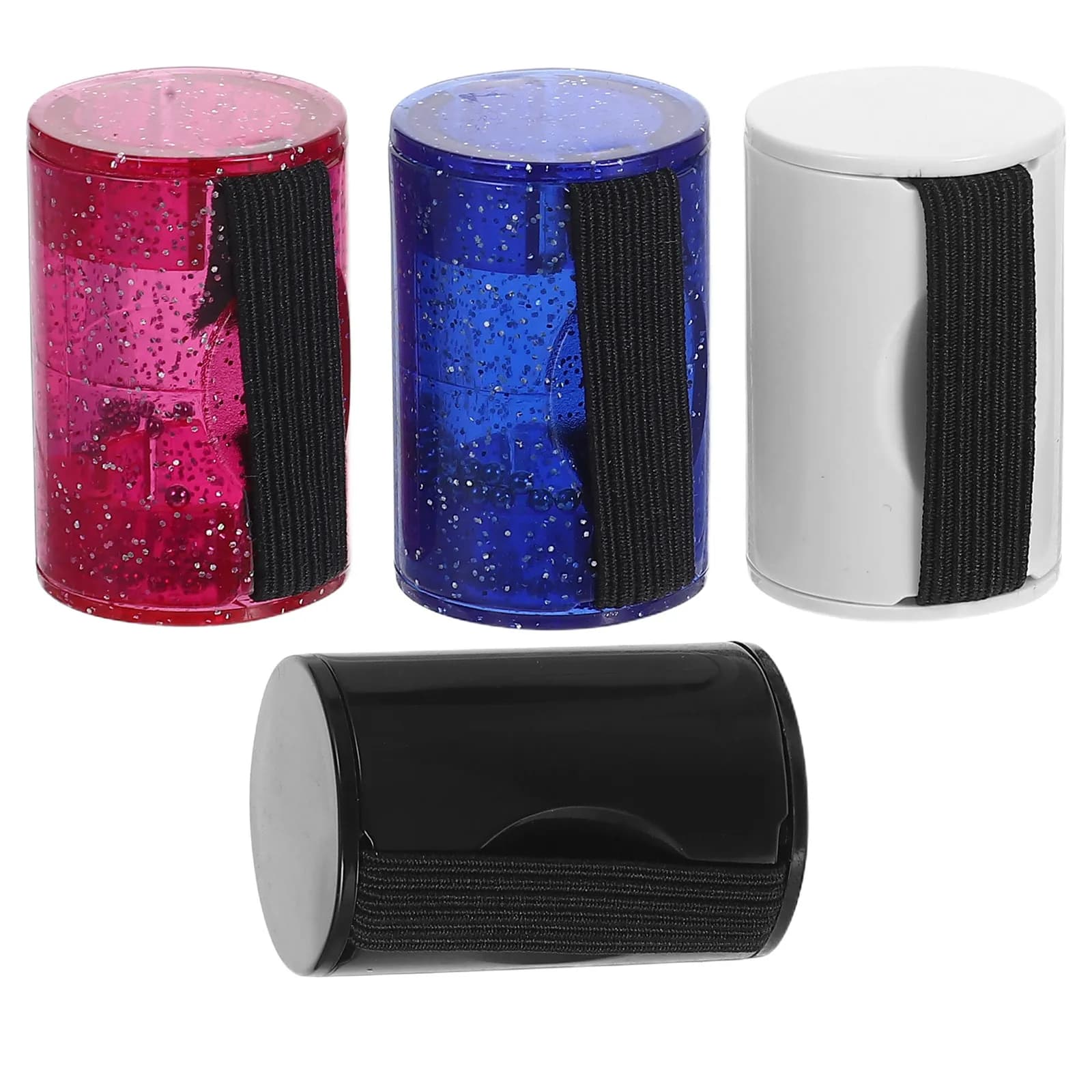 Set di 4 Shaker da Dito, Strumento Musicale Ergonomico per Ukulele, Chitarra, Mandolino, Banjo, Accessori per Percussioni