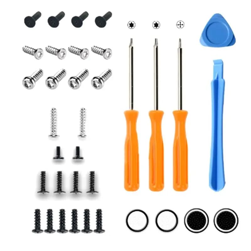 Set di accessori di ricambio digitali A51I per riparazione controller PS4, PS5, Xbox One, Series X, S con set di viti a croce T6/T8