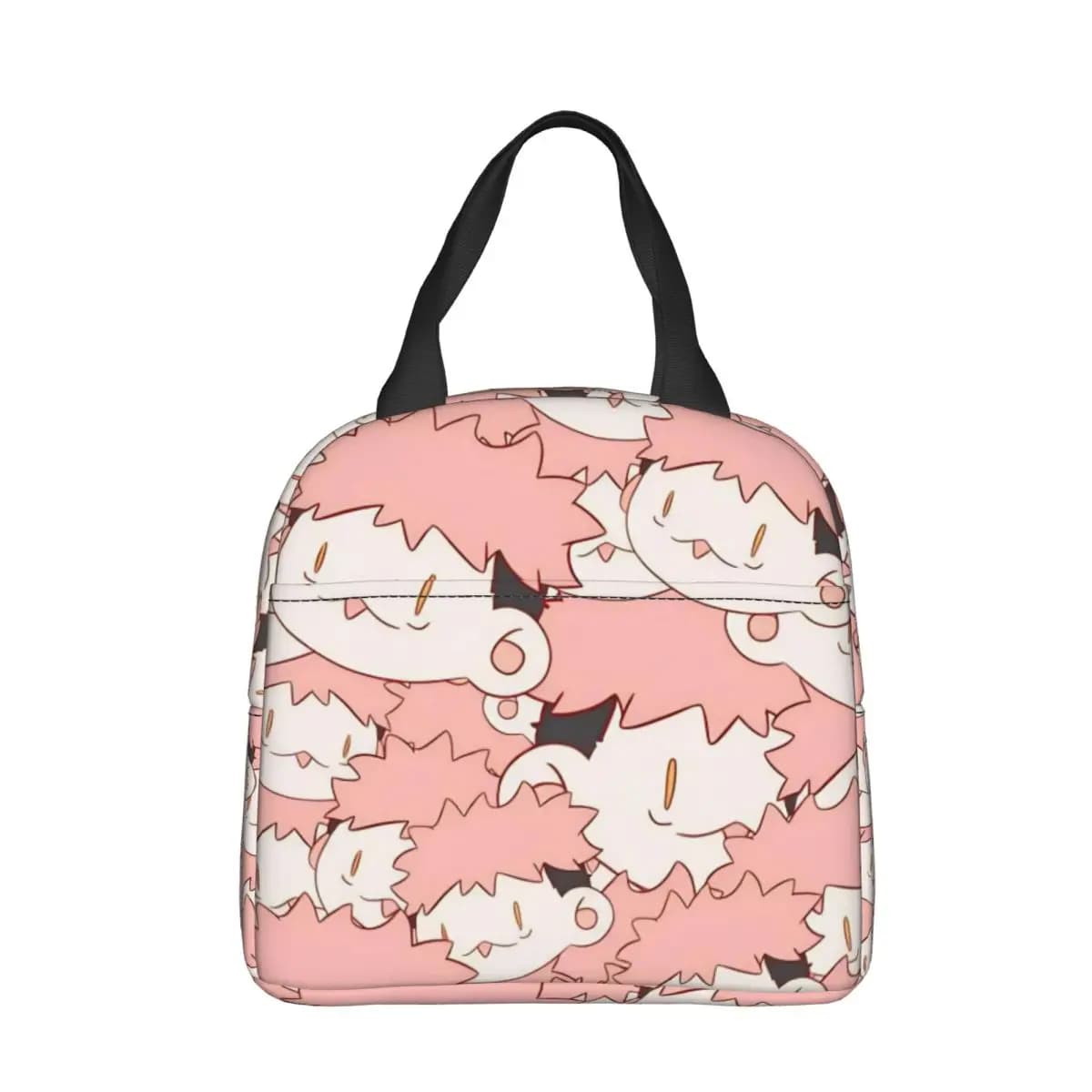 Cat And Gojo Yuji Jujutsus Kaisens Insulated Lunch Bags Portable Meal Container Thermal Bag Lunch Box Tote Picnic Food Bag