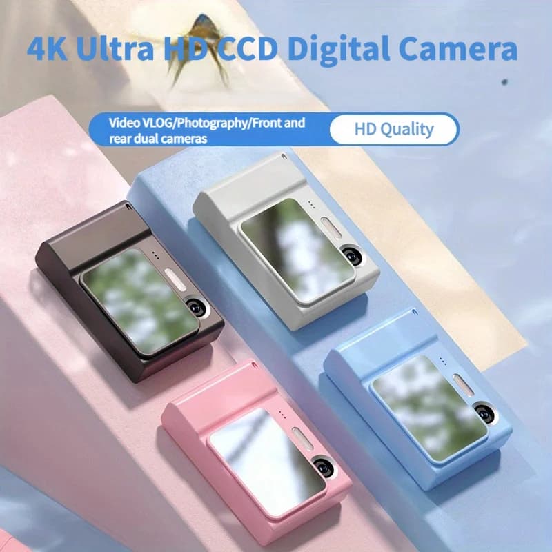 New Digital Camera for Kids Camcorder with 8x Zoom Compact Cameras HD 2.4Inchs 1080P 48MP Cameras for Beginner Photography