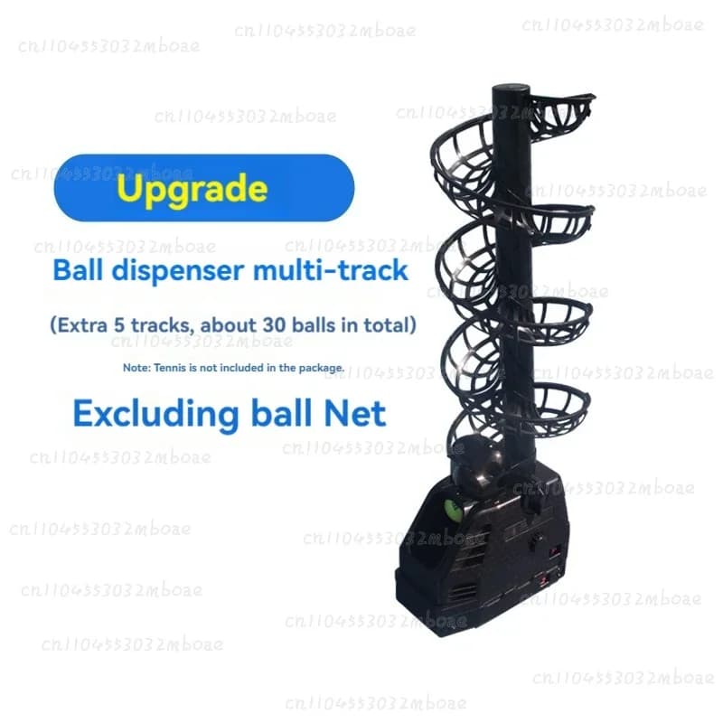 Macchina Lanciapalle da Tennis Portatile Universale 220V/110V per Allenamento e Pratica con Racchetta Singola