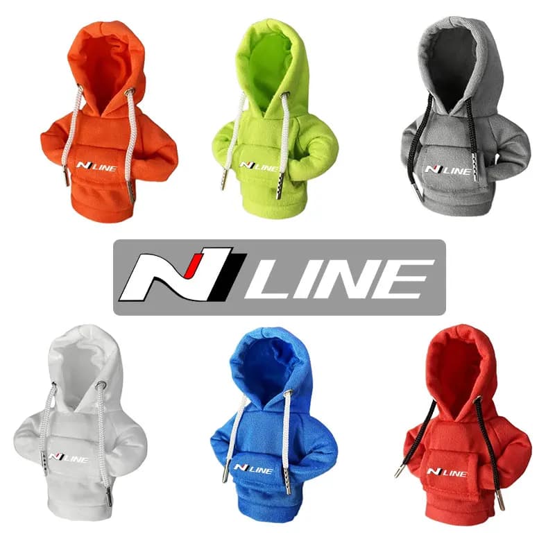 Auto Gear Shift Hoodie Gear Cover Gear Handle Decoration For Hyundai N Line Nline tucson kona sonata veloster i30 i20
